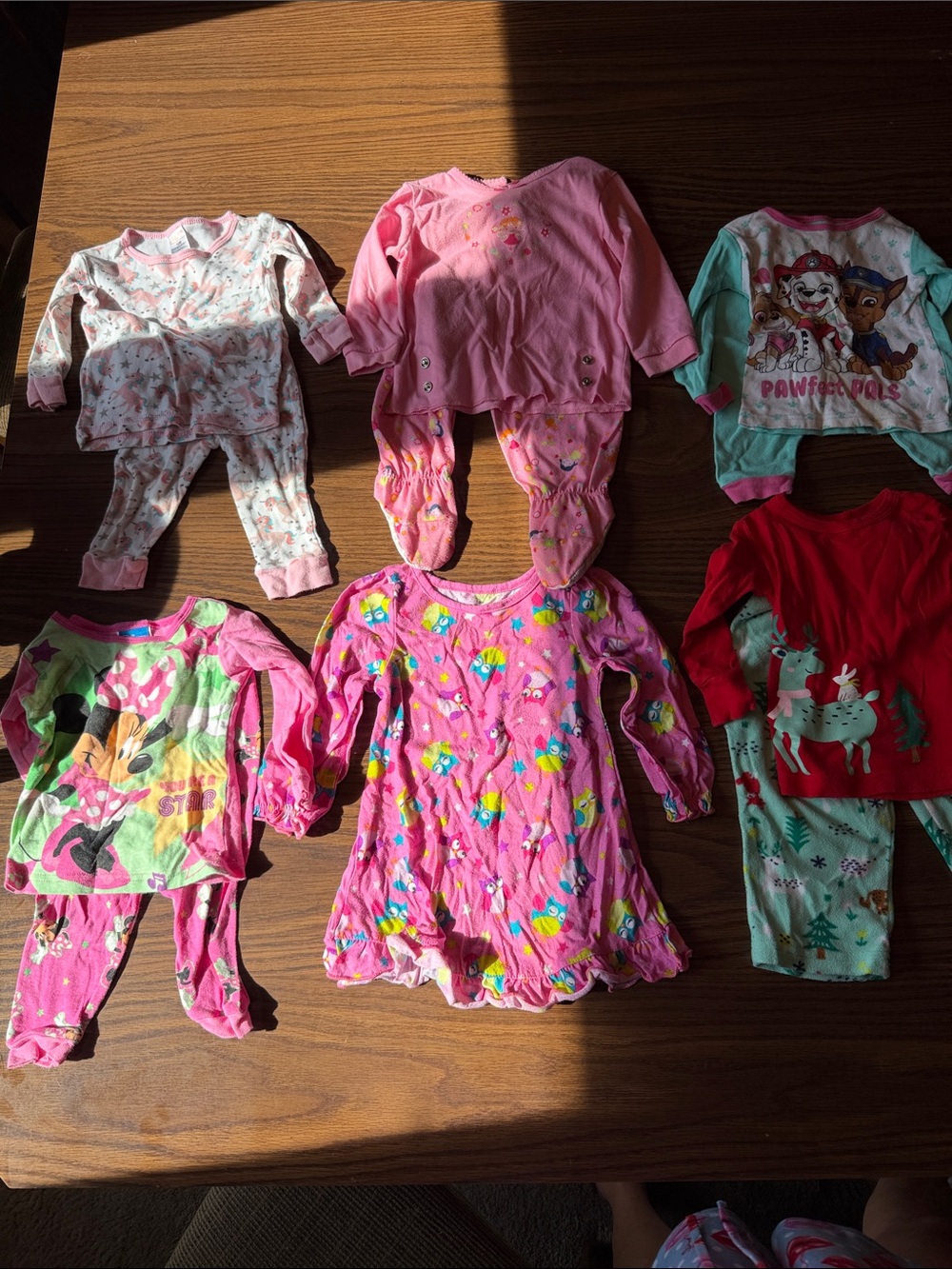 Pink Girls' baby 13m Pajama bundle